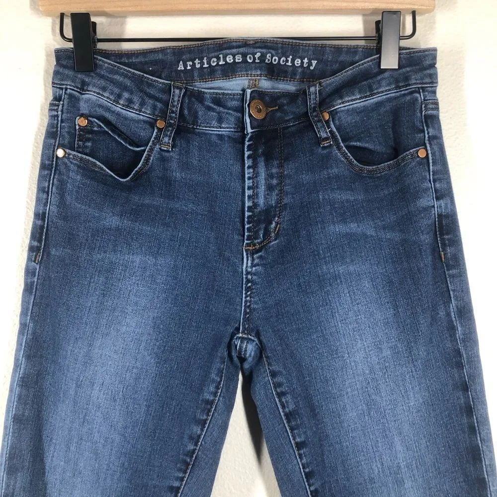 Articles of Society Sarah Skinny Jeans Bundle Of Two Soft Stretch Denim Size 27